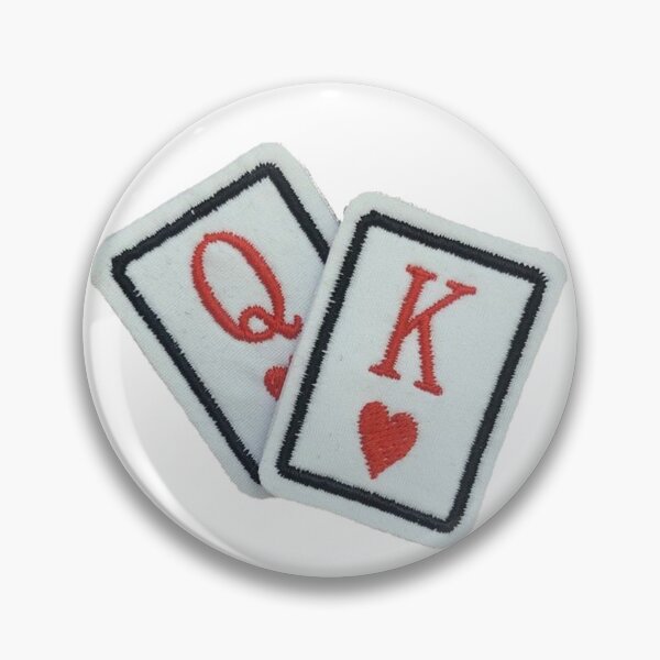 Item preview, Queen and King of Hearts Sticker designed and sold by designolo.