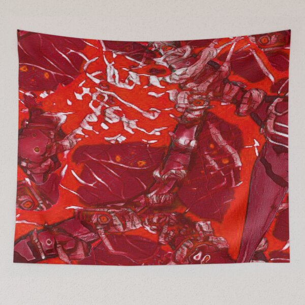 Item preview, Horror Suspense Vivid Goth Gamer Abstract Red designed and sold by aventi24.