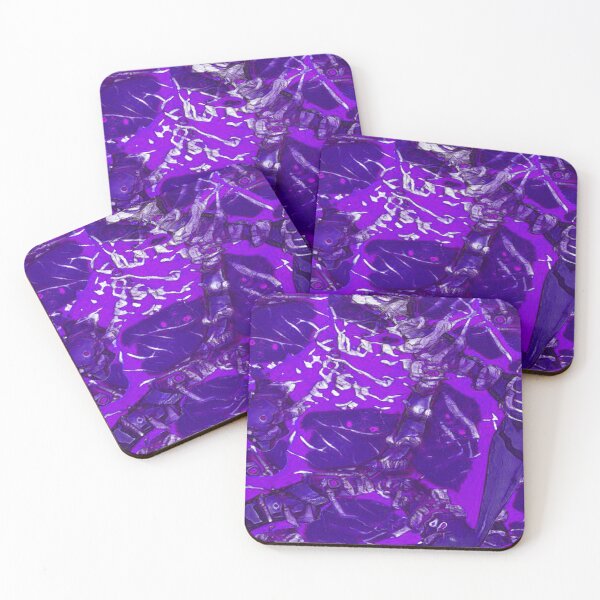 Item preview, Purple Horror Suspense vivid goth gamer abstract designed and sold by aventi24.