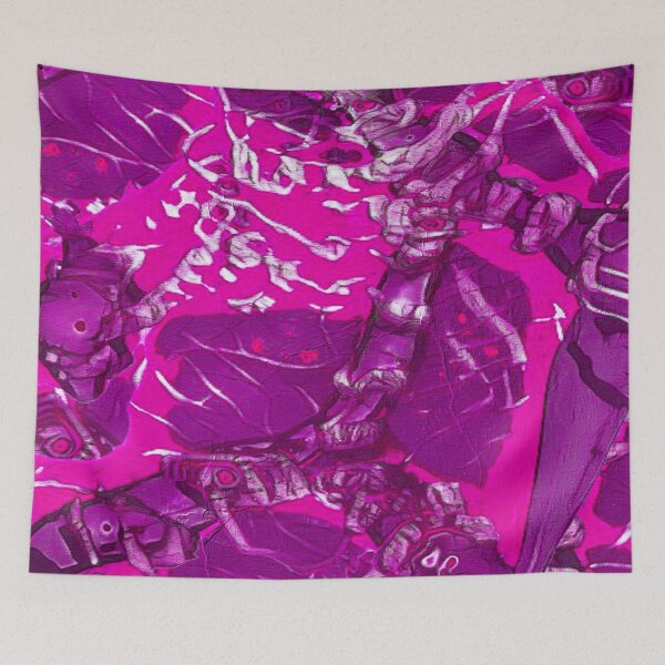 Item preview, Pink Horror Suspense vivid goth gamer abstract designed and sold by aventi24.