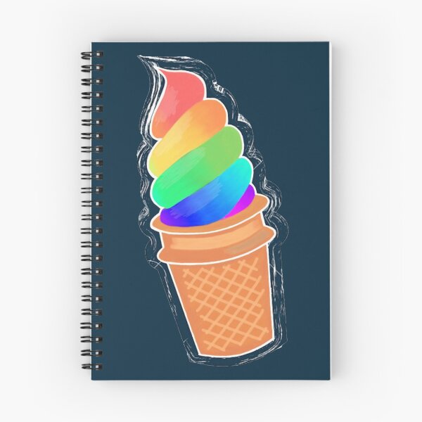 Item preview, rainbow ice cream  designed and sold by emmxx.