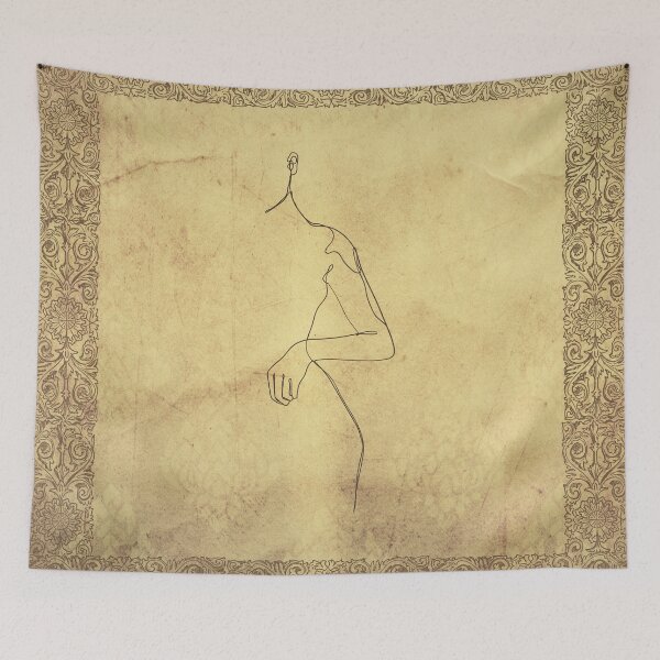 Item preview, Antique - Monoline Girl - Line art designed and sold by Cozy-Dreams.