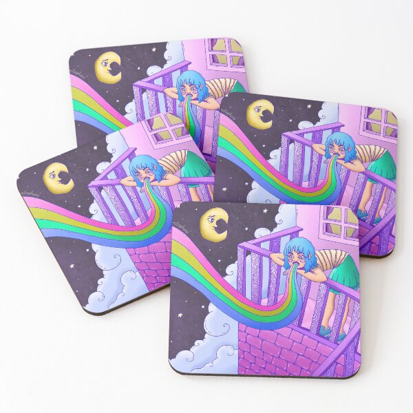 Item preview, Puking Rainbows designed and sold by AriIllustrates.