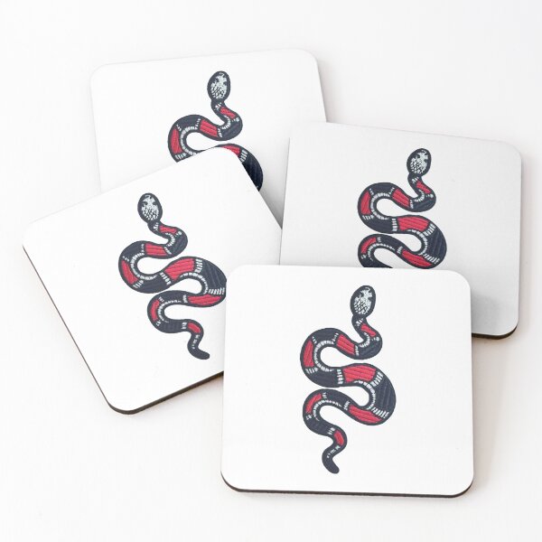 Item preview, Red Cobra Sticker designed and sold by designolo.