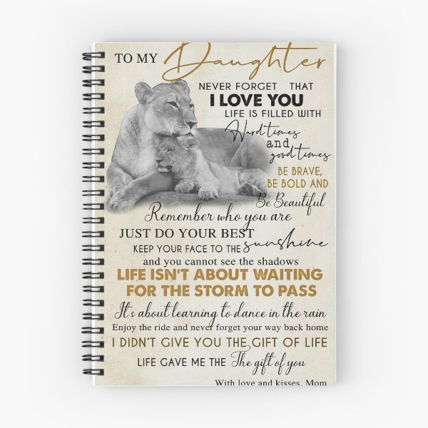 Item preview, Lion To My Daughter Never Forget That I Love You Be Brave Be Bold And Be Beautiful, Gifts For Daughter From Mom designed and sold by Wonmater.