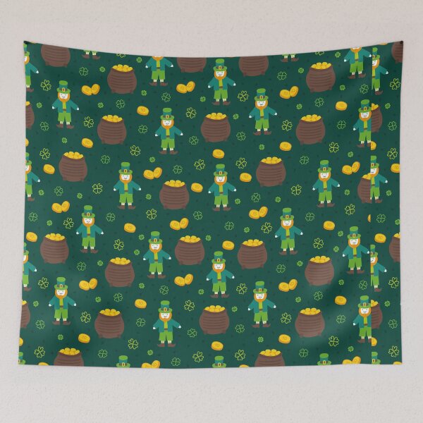 Artikelvorschau, St Patricks Day Pattern Nahtlos - St Patricks Hintergrund entworfen und verkauft von taogiauco.