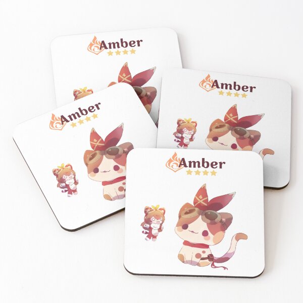 Item preview, Genshin Impact Amber Kitty designed and sold by CremeChii.