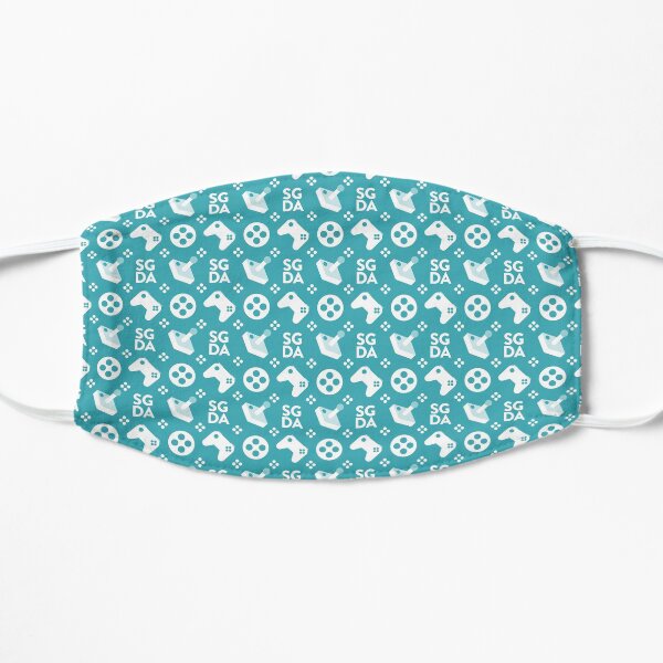 SGDA Pattern in Blue Flat Mask