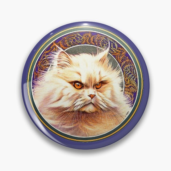 Item preview, orange persian cat designed and sold by Trish Hart.