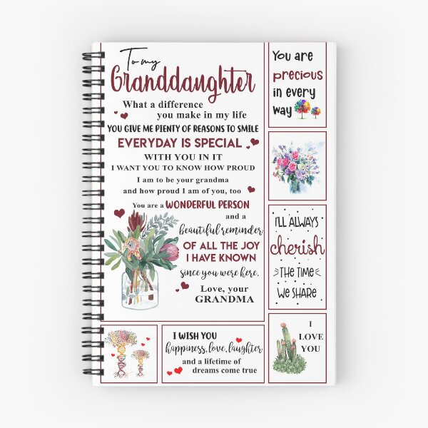 Item preview, Floral To My Granddaughter Every Day Is Special With You In It, From Grandma designed and sold by Wonmater.