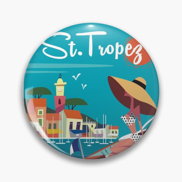 Item preview, Saint Tropez poster designed and sold by GAGodel.