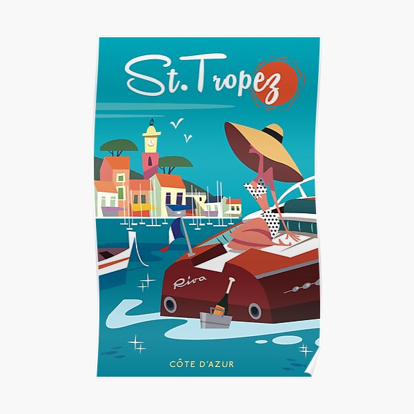 Affiche de Saint Tropez Poster