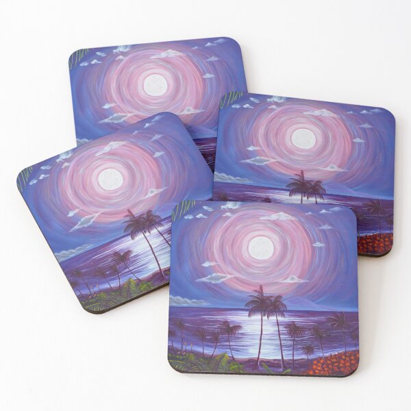 Item preview, Ka Mahina Pā Kōnane - Brightly Shining Moon designed and sold by RachaelRayArt.