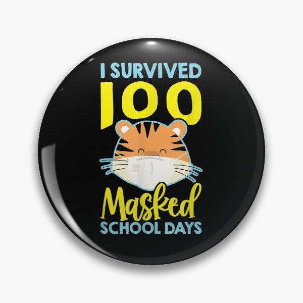 Item preview, I Survived 100 Masked School Days Student or Teacher gift designed and sold by markknotts.