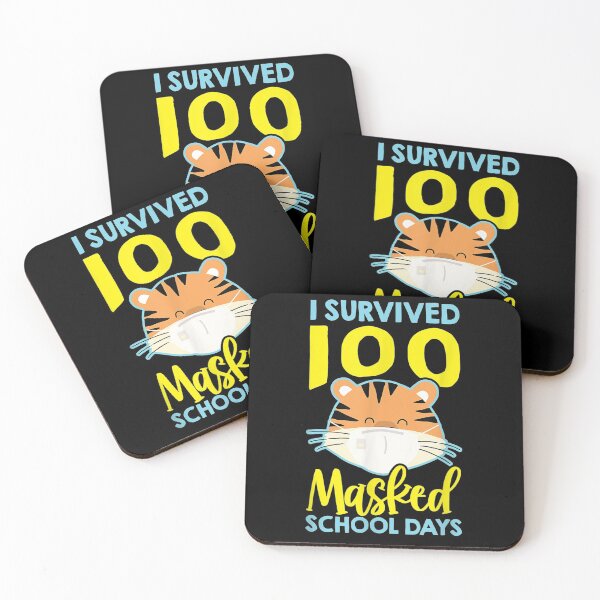 Item preview, I Survived 100 Masked School Days Student or Teacher gift designed and sold by markknotts.