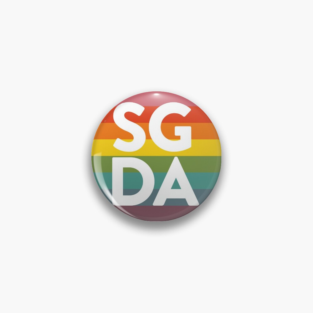 SGDA Pride Logo Pin