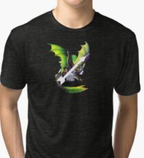Aromantic Pride Dragon Tri-blend T-Shirt