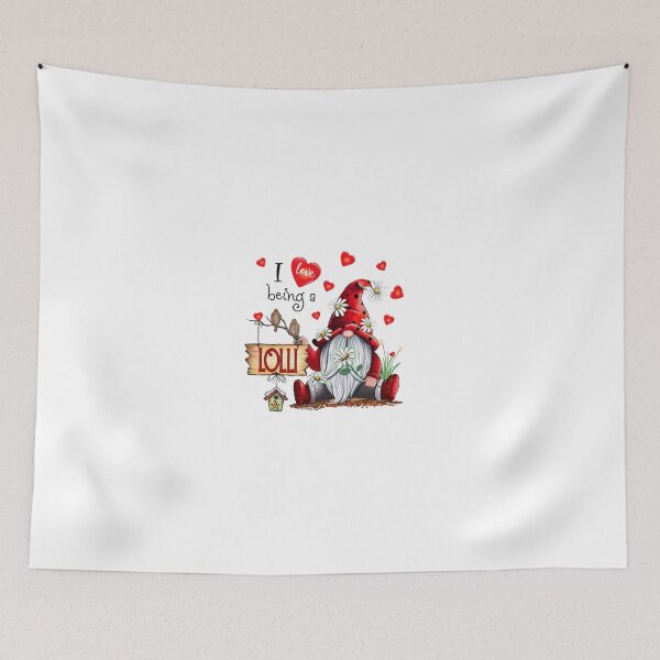 Item preview, Lolli Valentine GNOME Hippies Beetle Daisy Flower designed and sold by DoreskyDavid.