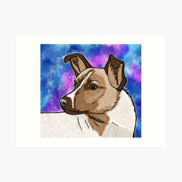 Laika Art Print