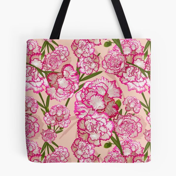 Aperçu de l'œuvre Digne floral rose vif créée et vendue par Baaee.