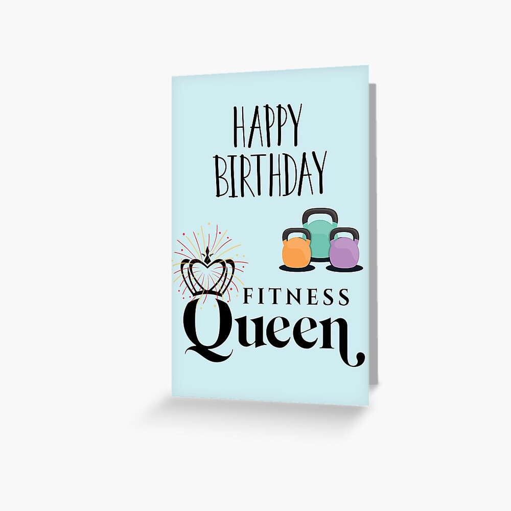 Workout Birthday Card Birthday Card for Gym Lover Fitness 