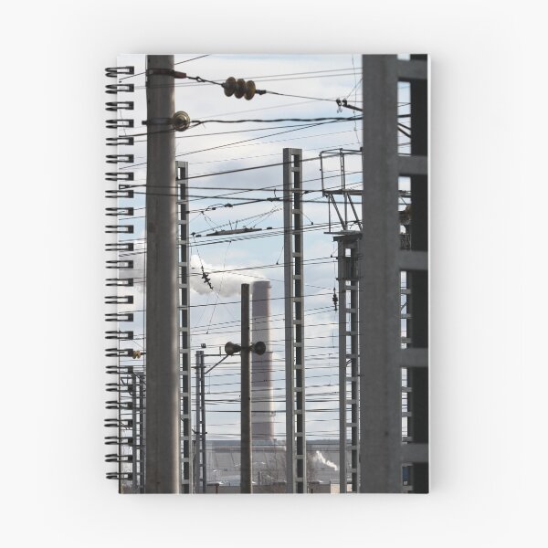 Item preview, wires industrial landscape designed and sold by mrivserg.