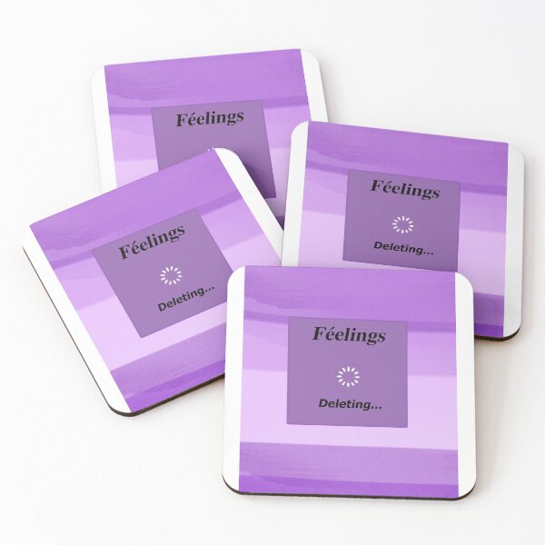 Item preview, Purple, Feelings, deleting, feelingsdeleting, sassy,  designed and sold by JosefineLeth.