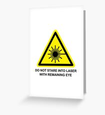 Remaining eye Greeting Card