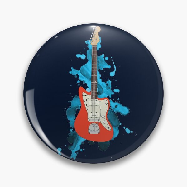 Item preview, Offset Style Electric Guitar Fiesta Red Color designed and sold by nightsworthy.