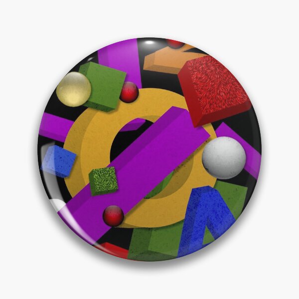 Item preview, Multi Coloured 3D Shapes with Letters and Numbers designed and sold by KALEIDOSCOPE UK.