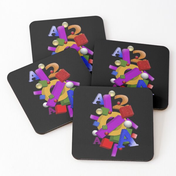 Item preview, Multi Coloured 3D Shapes with Letters and Numbers designed and sold by KALEIDOSCOPE UK.