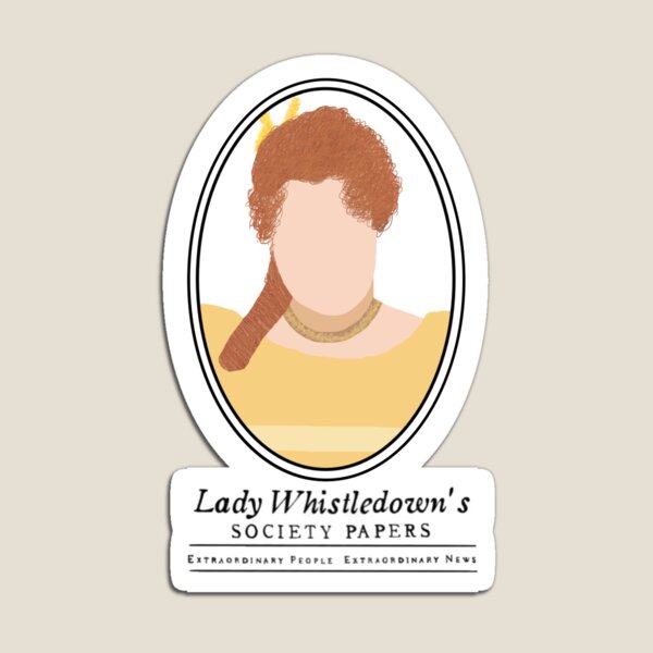 Aperçu de l'œuvre Journaux de la société de Lady Whistledown créée et vendue par Paigedevro.