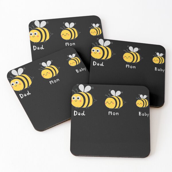 Item preview, Bee family Dad Mom Baby designed and sold by loveislovestore.