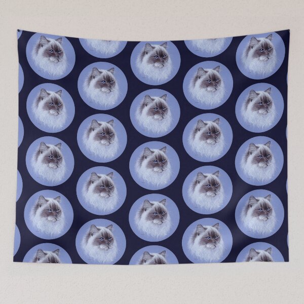 Item preview, blue point cat designed and sold by Trish Hart.