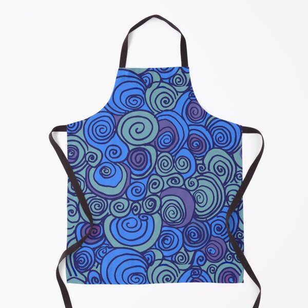 Item preview, Hand drawn spiral lines forming curls designed and sold by Nata-V.