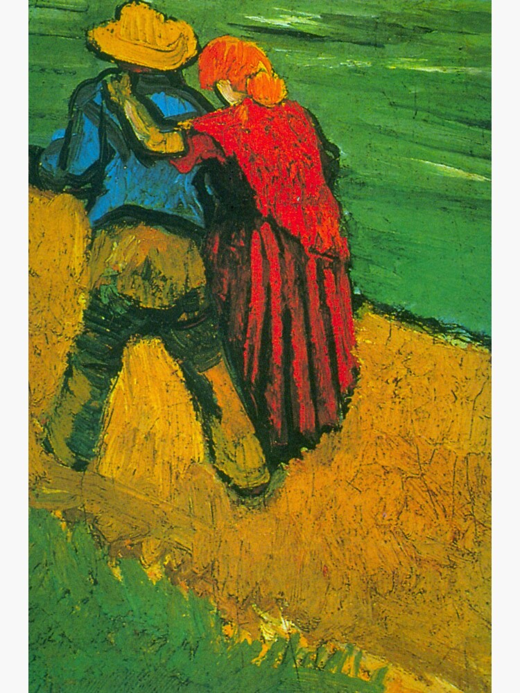 'Two Lovers' by Vincent Van Gogh (Reproduction) by RozAbellera