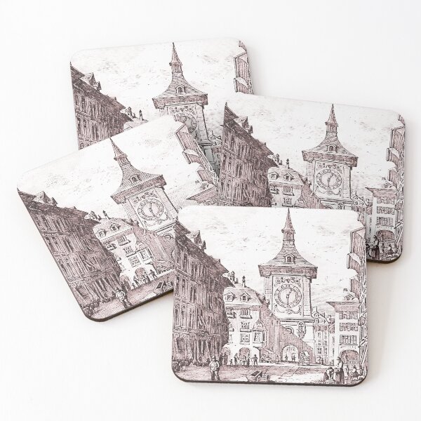 Item preview, Bern in 1881, the Zytglogge designed and sold by AM FineArtPrints.
