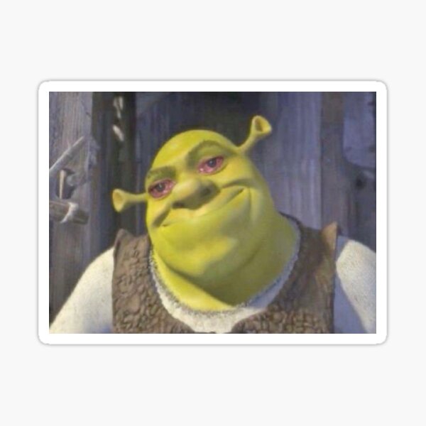 Shrek Meme - Shrek 2 Sticker for Sale by alleytambras