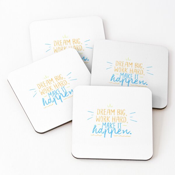Item preview, Dream Big - Work Hard - Make It Happen designed and sold by DigitalNobleman.