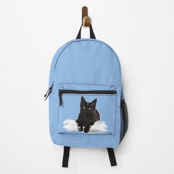 Artikelvorschau, Katze auf Wolken (schwarze Katze) entworfen und verkauft von leBoosh-Designs.