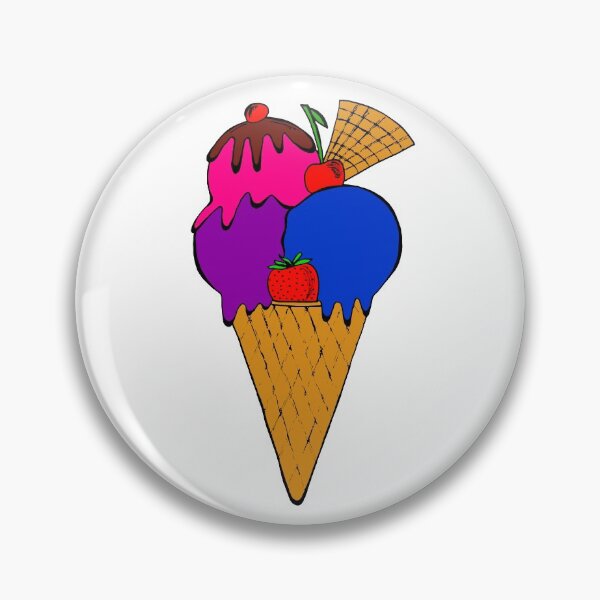 Item preview, Discreet Bisexual Pride Ice Cream Cone designed and sold by meicha.
