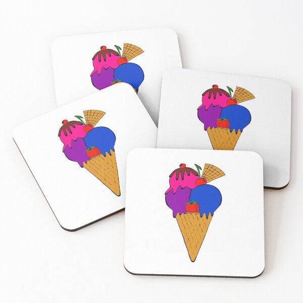 Item preview, Discreet Bisexual Pride Ice Cream Cone designed and sold by meicha.