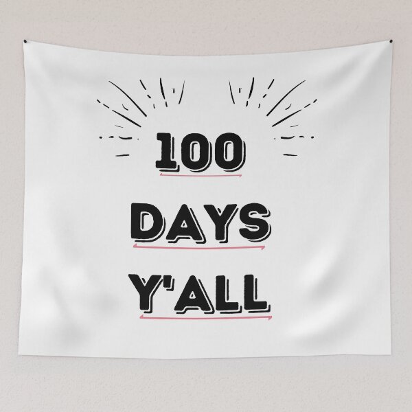 Item preview, 100 Days Y'all Shirt 100 Days of School Shirt Teacher Kids Teacher Student  designed and sold by piskwi.