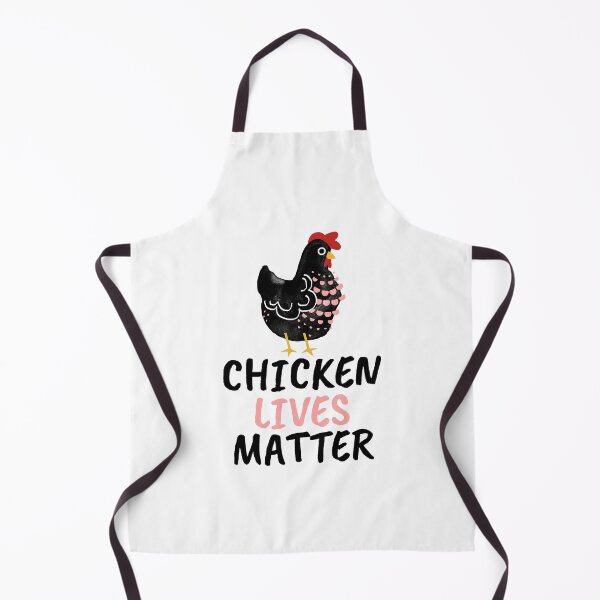 Item preview, Chicken Lives Matter- funny vegan and vegetarian chicken design black and pink designed and sold by katiekendall.