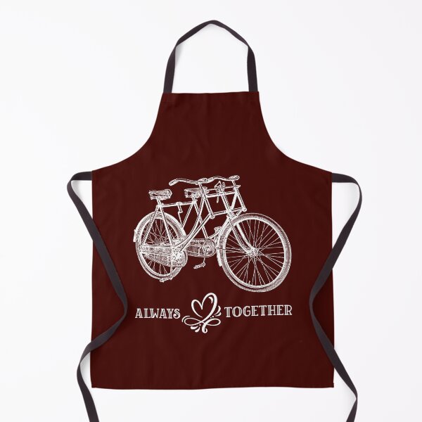 Item preview, Old Tandem Bicycle - Always together white graphic designed and sold by grinta2021.