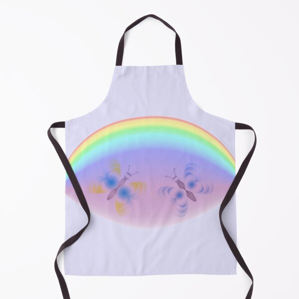 Item preview, A pair of butterflies under a rainbow designed and sold by helenkaiy.