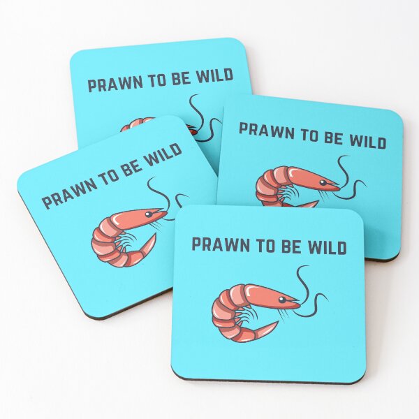 Item preview, Prawn To be Wild designed and sold by GoodMoodFood.