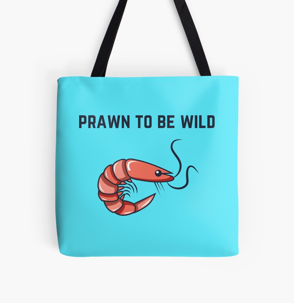 Prawn To be Wild Apron for Sale by GoodMoodFood | Redbubble