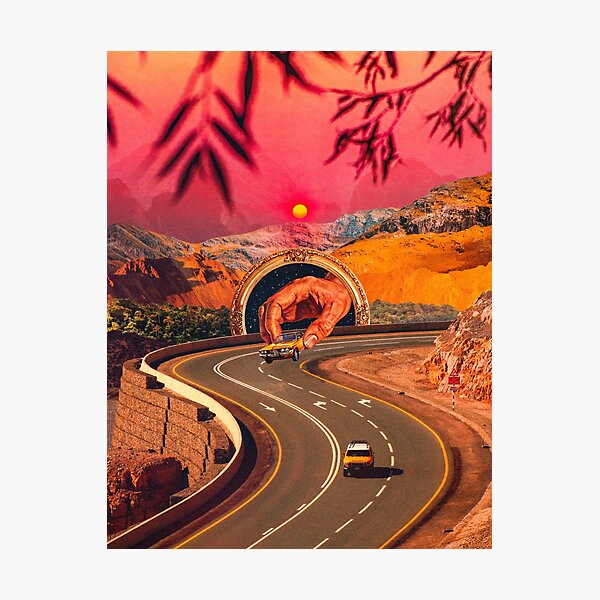 A Second Racer Appears Photographic Print