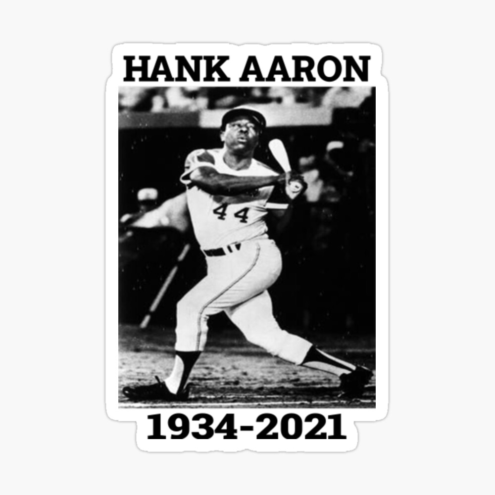 Top-selling Item] Atlanta Braves Hank Aaron 44 Cooperstown White